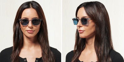 SALT.® GRAYS SAL GRAYS 001 52 - Smoke Grey/Polarized Glass Denim Lens Sunglasses