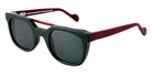 NaoNed® Greunvaen NAO Greunvaen AB3 50 - Army Green and Burgundy / Opaque Burgundy Sunglasses