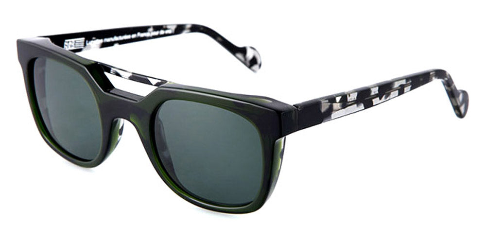 NaoNed® Greunvaen NAO Greunvaen KI1 50 - Khaki and Black Tortoiseshell / Translucent Black Tortoiseshell Sunglasses