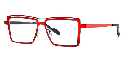 Theo® Groove TH GROOVE 106 52 - Red / Black Eyeglasses