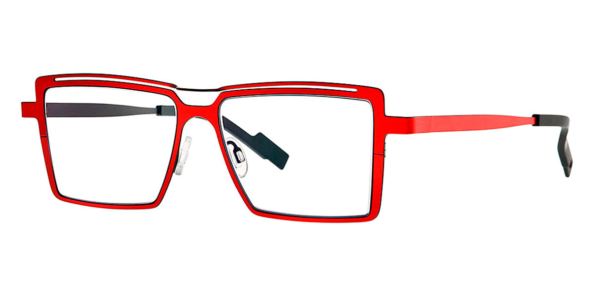 Theo® Groove TH GROOVE 106 52 - Black/Red Eyeglasses