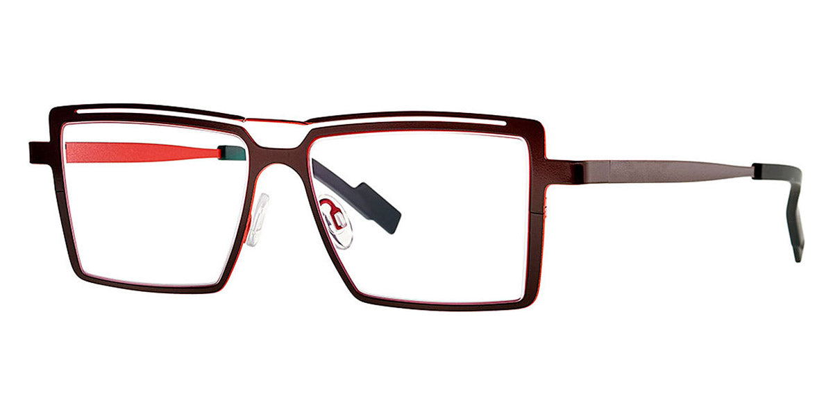 Theo® Groove TH GROOVE 316 52 - Green Yellow Ecaille Eyeglasses