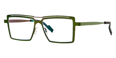 Theo® Groove TH GROOVE 316 52 - Brown/Green Eyeglasses