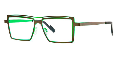 Theo® Groove TH GROOVE 373 52 - Grey/Green Eyeglasses