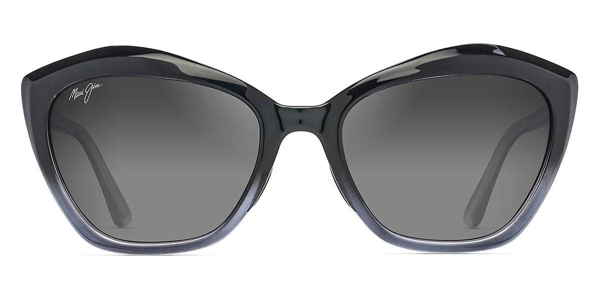 Maui Jim® Lotus GS827-02J - Gloss Black Fade / Neutral Grey Sunglasses