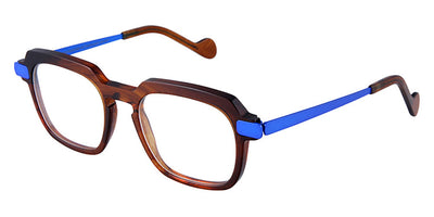 NaoNed® Guesclin NAO Guesclin 70M 51 - Transparent Brown / Neon Dark Blue Eyeglasses