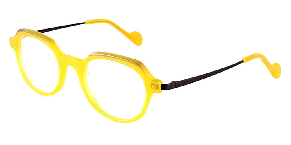 NaoNed® Gwillen NAO Gwillen 10005 46 - Translucent Yellow and Grey / Black Eyeglasses