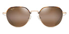 Maui Jim® Island Eyes H859 16 - Gold Metal/HCL® Bronze Sunglasses
