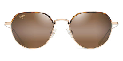 Maui Jim® Island Eyes H859 16 - Gold Metal/HCL® Bronze Sunglasses