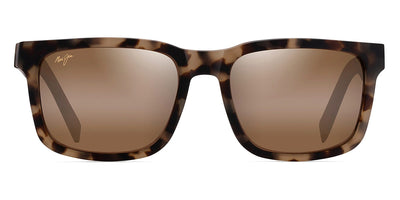 Maui Jim® STONE SHACK H862 10 - Matte Havana Tortoise with Tan tips Sunglasses