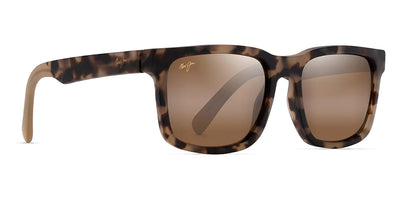 Maui Jim® STONE SHACK H862 10 - Matte Havana Tortoise with Tan tips Sunglasses