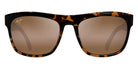 Maui Jim® S-TURNS H872 10 - Tortoise with Honey Crystal Interior Sunglasses