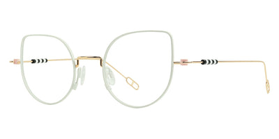 Anne & Valentin® HALONA - White/Gold Eyeglasses