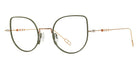 Anne & Valentin® HALONA - Green/Gold Eyeglasses