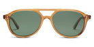 SALT.® HANCOCK SAL HANCOCK 001 52 - Whiskey/Polarized Glass G-15 Lens Sunglasses