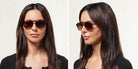 SALT.® HANCOCK SAL HANCOCK 002 52 - Antique Leaves/Polarized CR39 Brown Gradient Sunglasses