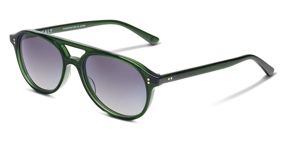 SALT.® HANCOCK SAL HANCOCK 003 52 - Evergreen/Polarized CR39 Grey Gradient Lens Sunglasses