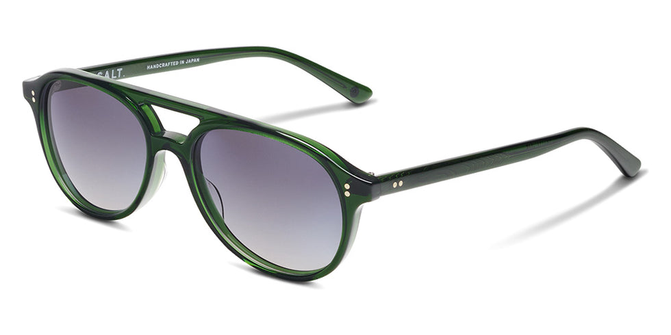 SALT.® HANCOCK SAL HANCOCK 003 52 - Evergreen/Polarized CR39 Grey Gradient Lens Sunglasses