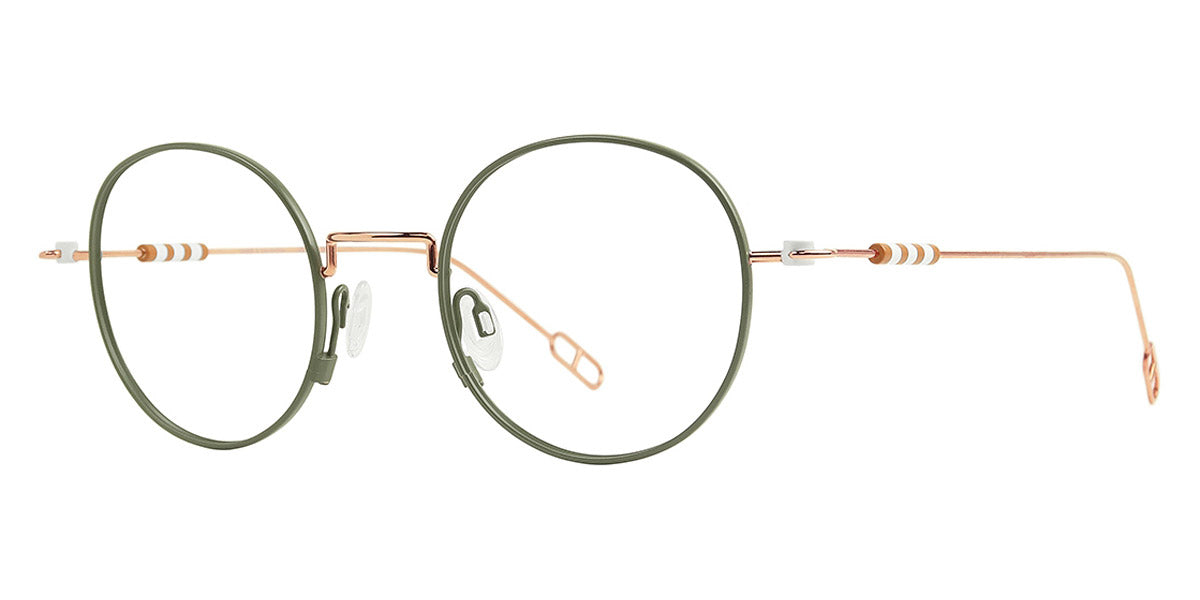 Anne & Valentin® HANIA - Green/Gold Eyeglasses