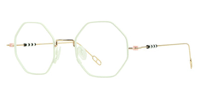 Anne & Valentin® HANSKA - White/Gold Eyeglasses