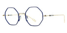 Anne & Valentin® HANSKA - Blue/Gold Eyeglasses