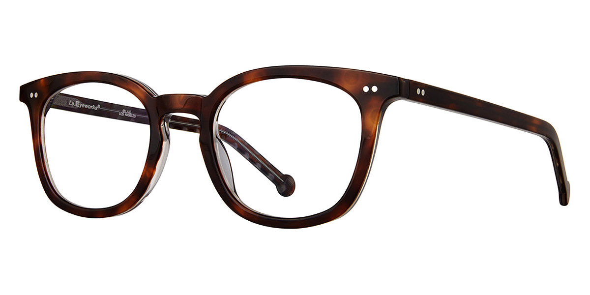 L.A.Eyeworks® HARDY  LA HARDY 154 49 - Snappy Tortoise Eyeglasses