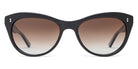 SALT.® HILLIER SAL HILLIER 002 55 - Black/Polarized CR39 Ashland Gradient Lens Sunglasses
