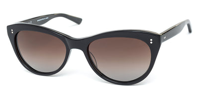 SALT.® HILLIER SAL HILLIER 002 55 - Black/Polarized CR39 Ashland Gradient Lens Sunglasses