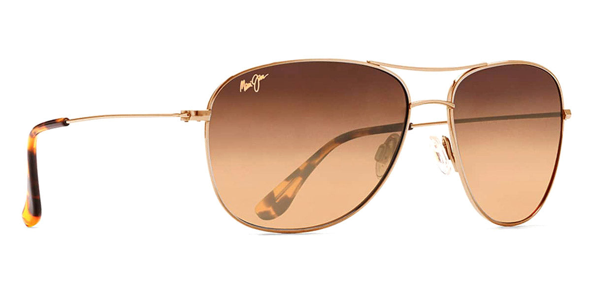 Maui Jim® CLIFF HOUSE HS247 16 - Gold Matte Sunglasses