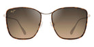 Maui Jim® Tiger Lily HS561 10 - Dark Tortoise with Gold Sunglasses