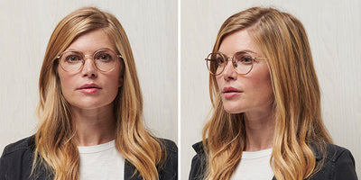 SALT.® HUDSON SAL HUDSON 003 49 - Brushed Gold/Whiskey Eyeglasses