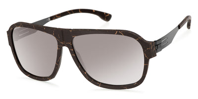 Ic! Berlin® Power Law Brown Marble Rough 62 Sunglasses