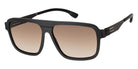 Ic! Berlin® Egon Black Rough 61 Sunglasses