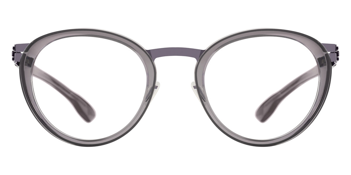 Ic! Berlin® Lynda Shiny-Aubergine-Ecogray 48 Eyeglasses