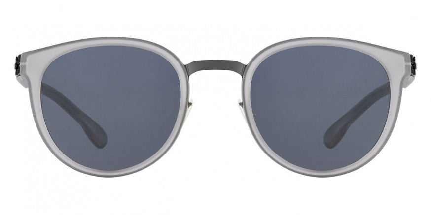 Ic! Berlin® Nicolas C. Gunmetal/Sky Gray Matte 50 Sunglasses