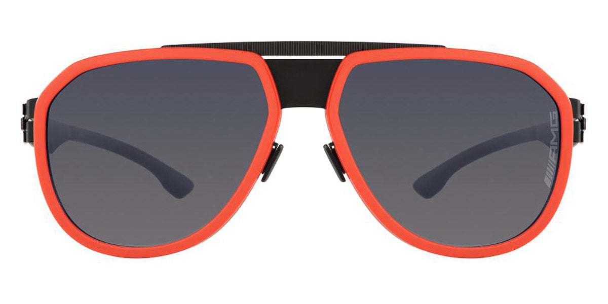 Ic! Berlin® AMG 10 Black-Orange 62 Sunglasses