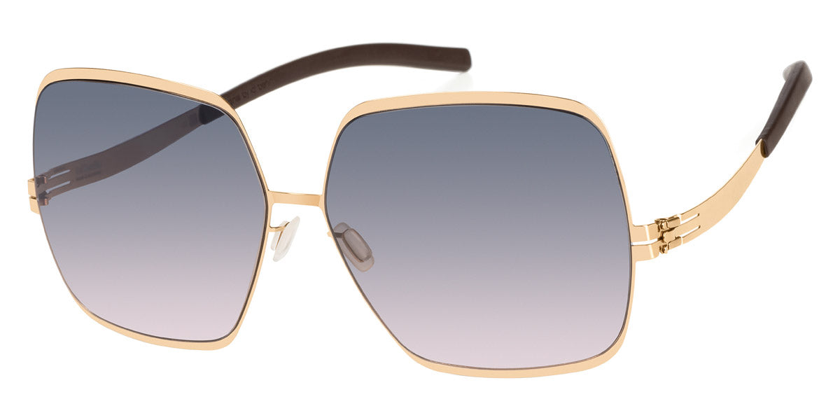 Ic! Berlin® Angelina T Rosé-Gold-Ocean Fade 62 Sunglasses