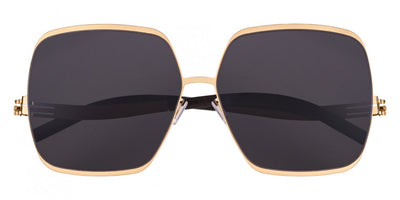 Ic! Berlin® Angelina T Rosé-Gold / Black Nylon 62 Sunglasses
