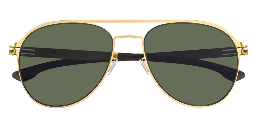 Ic! Berlin® Attila L Matt-Gold 57 Sunglasses