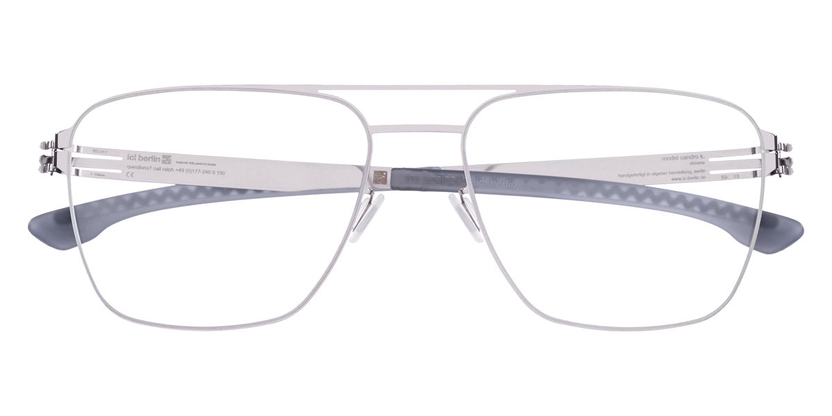 Ic! Berlin® Sandro K Chrome 59 Eyeglasses