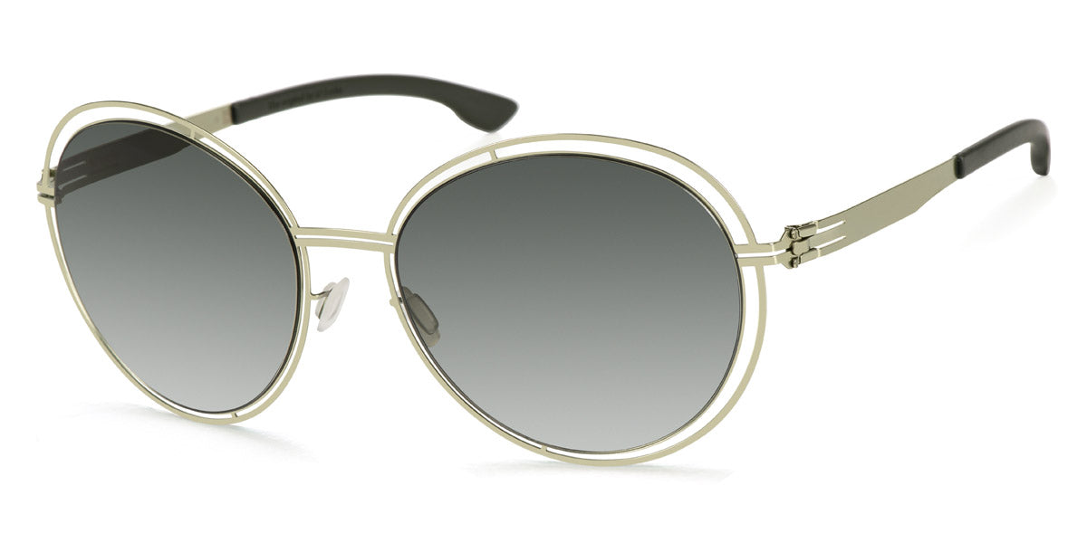 Ic! Berlin® Flanieren Electric-Light-Olive 59 Sunglasses