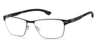 Ic! Berlin® Henning O Black 52 Eyeglasses