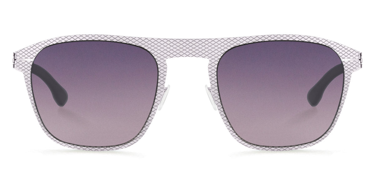 Ic! Berlin® Herzberge Grid Chrome 54 Sunglasses