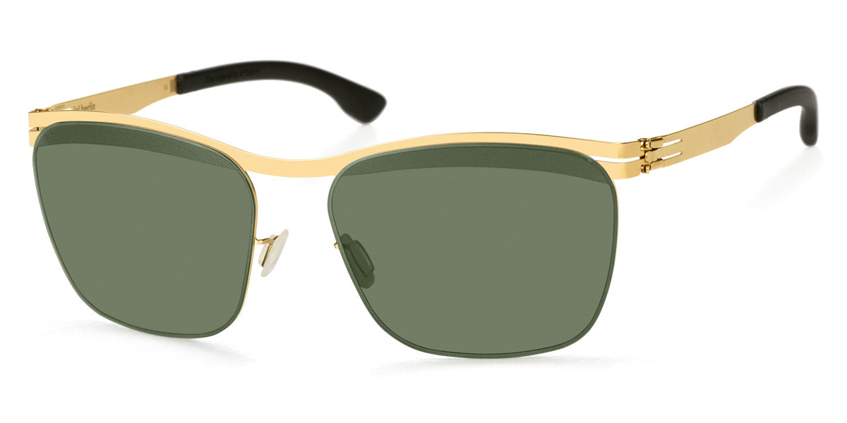 Ic! Berlin® Tegeler See Matt-Gold 55 Sunglasses