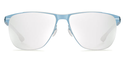 Ic! Berlin® MB 05 White Bridge-Electric-Light-Blue 61 Sunglasses
