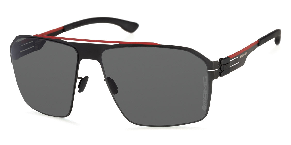 Ic! Berlin® AMG 02 Red Bridge-Black 62 Sunglasses
