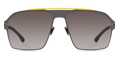 Ic! Berlin® AMG 02 Yellow Bridge-Gun-Metal 62 Sunglasses