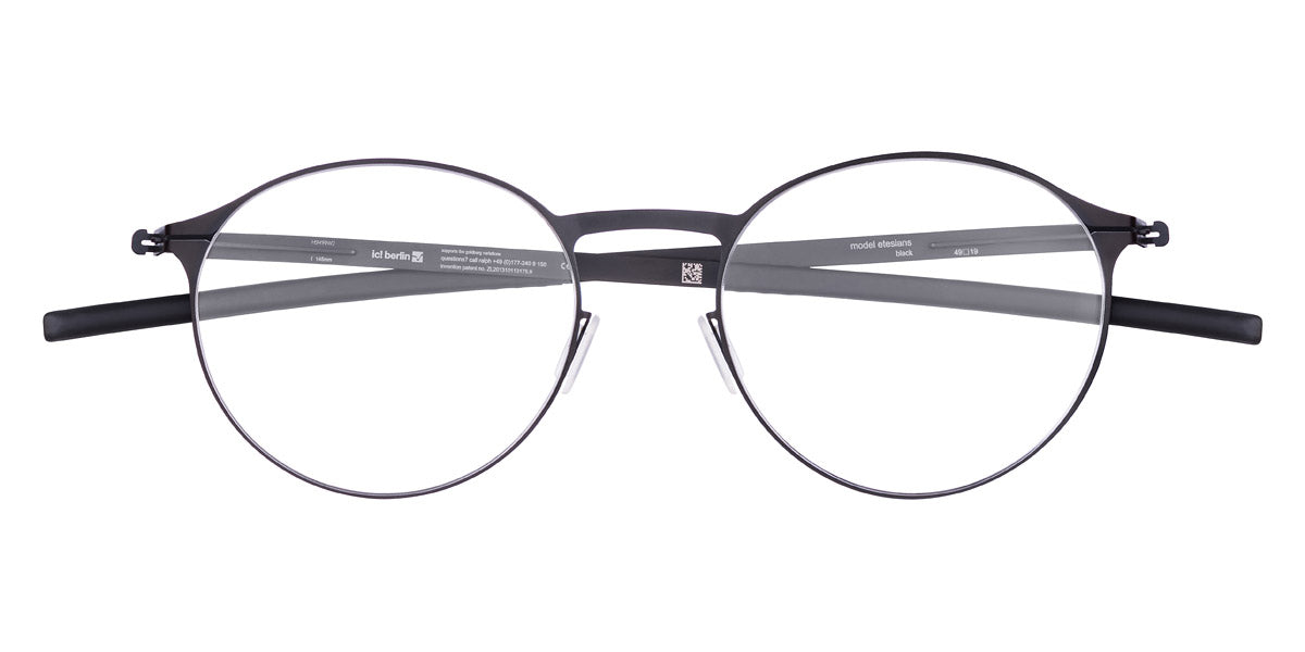 Ic! Berlin® Etesians 2.0 Black 49 Eyeglasses