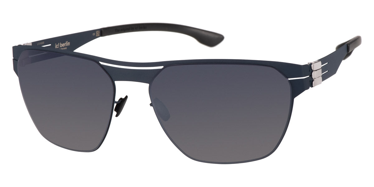 Ic! Berlin® Leon Marine Blue 61 Sunglasses
