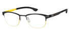 Ic! Berlin® Sulley Acid Yellow Black Valley 48 Eyeglasses